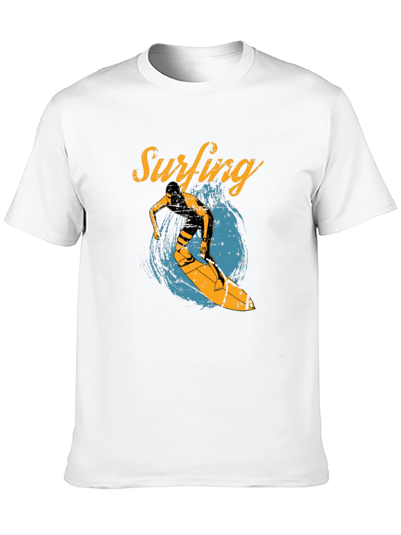 Surfing Graphic Tee - Black