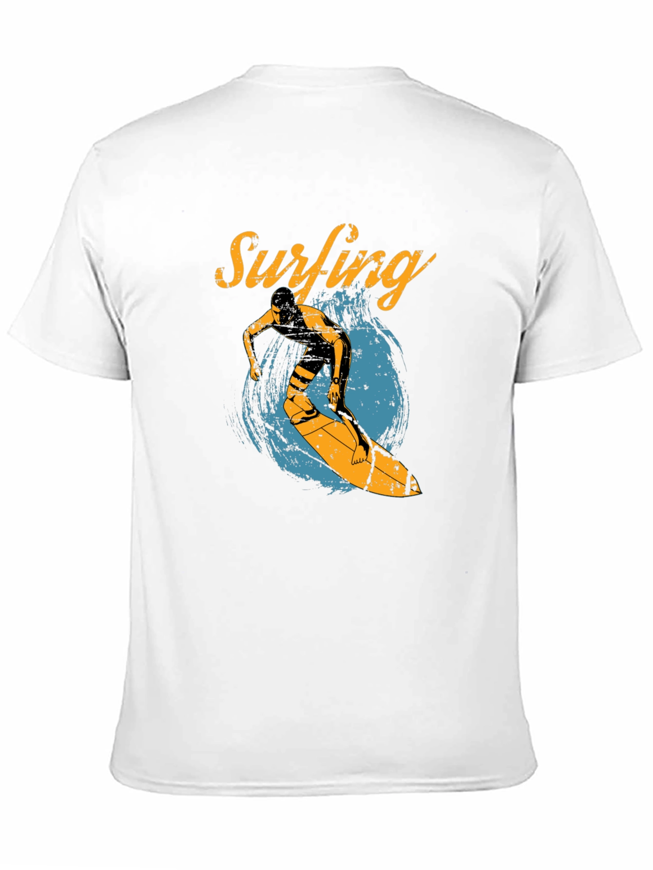 Surfing Graphic Tee - Black