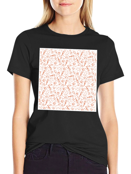 Tool Pattern Tee - Black