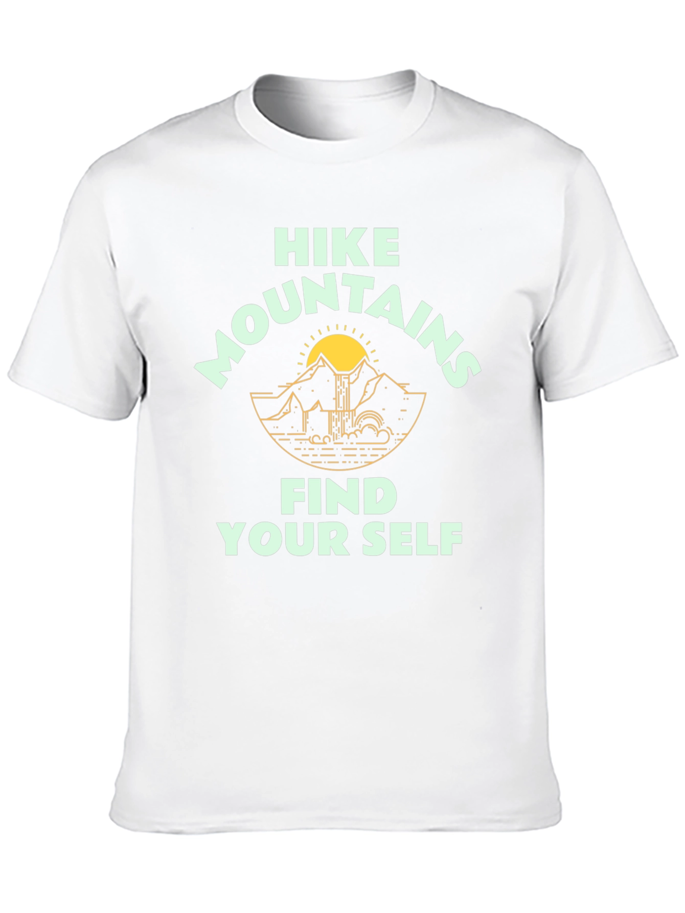 Hike Mountains Find Yourself Graphic Tee