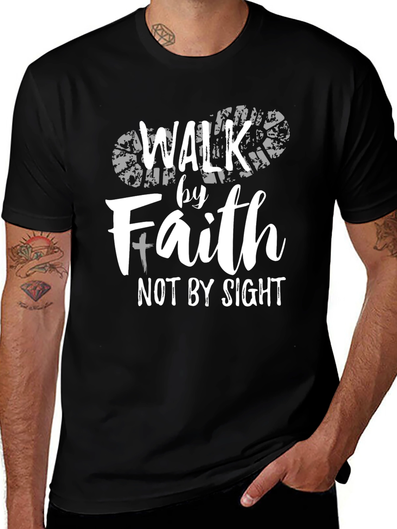 Walk by Faith T-Shirt - Christian Inspired Tee