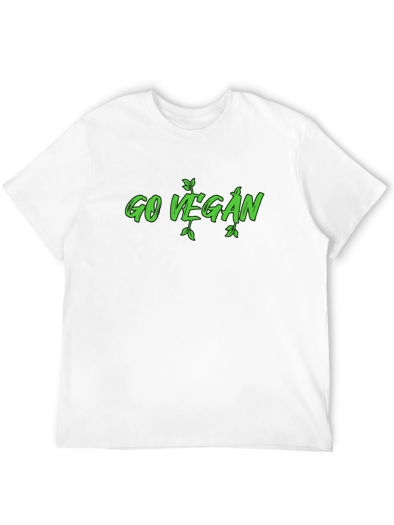 Go Vegan Graphic Tee - Black
