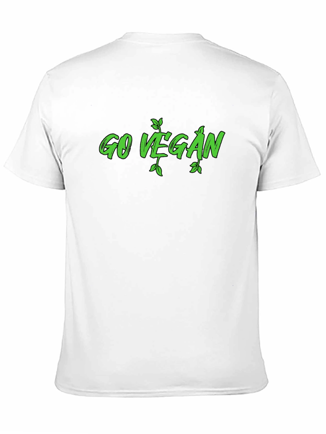 Go Vegan Graphic Tee - Black