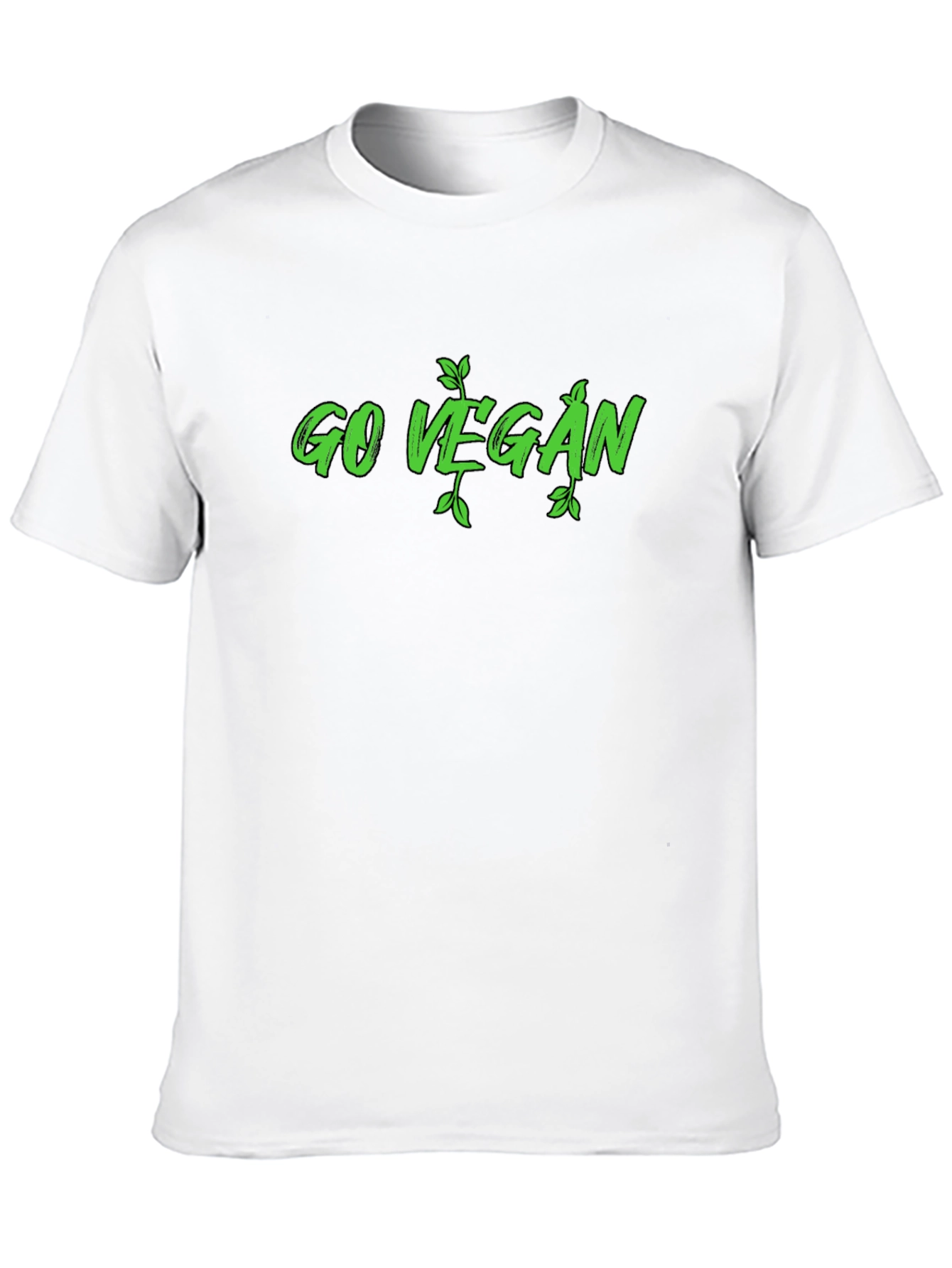 Go Vegan Graphic Tee - Black
