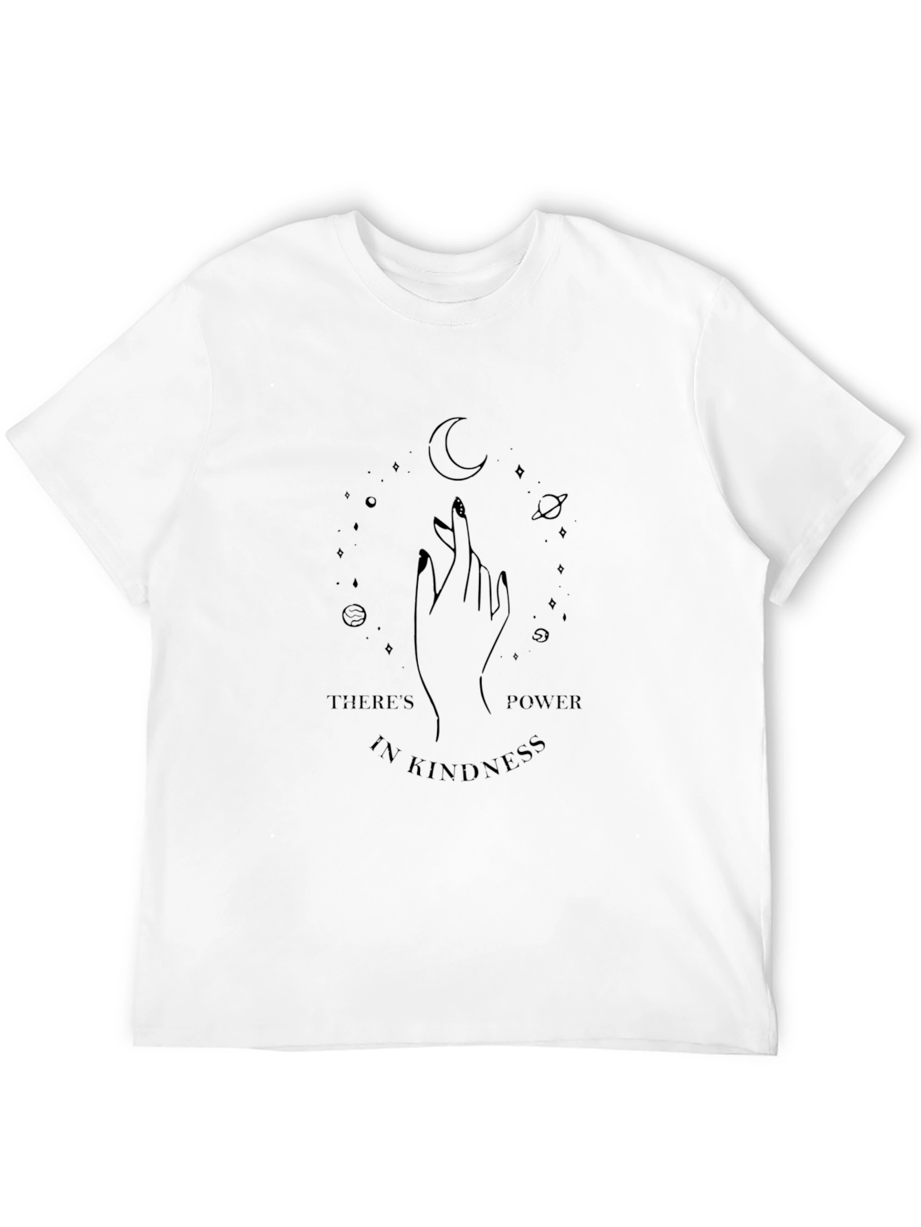 Kindness Power Graphic Black Tee