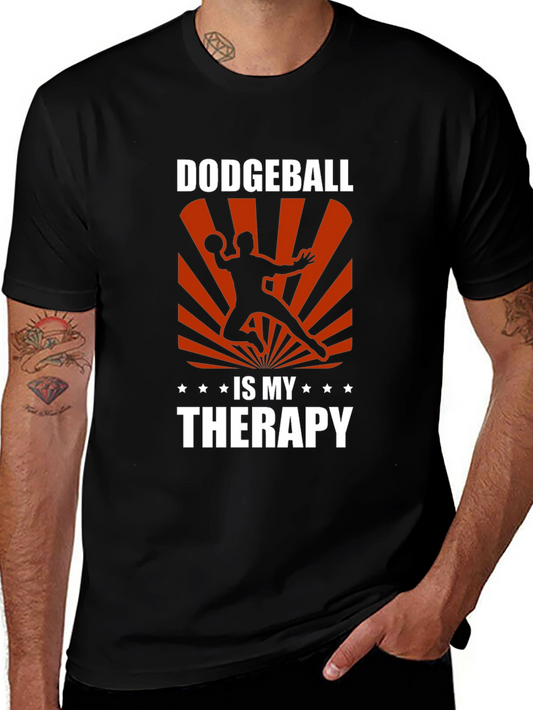 Dodgeball is My Therapy Graphic T-Shirt