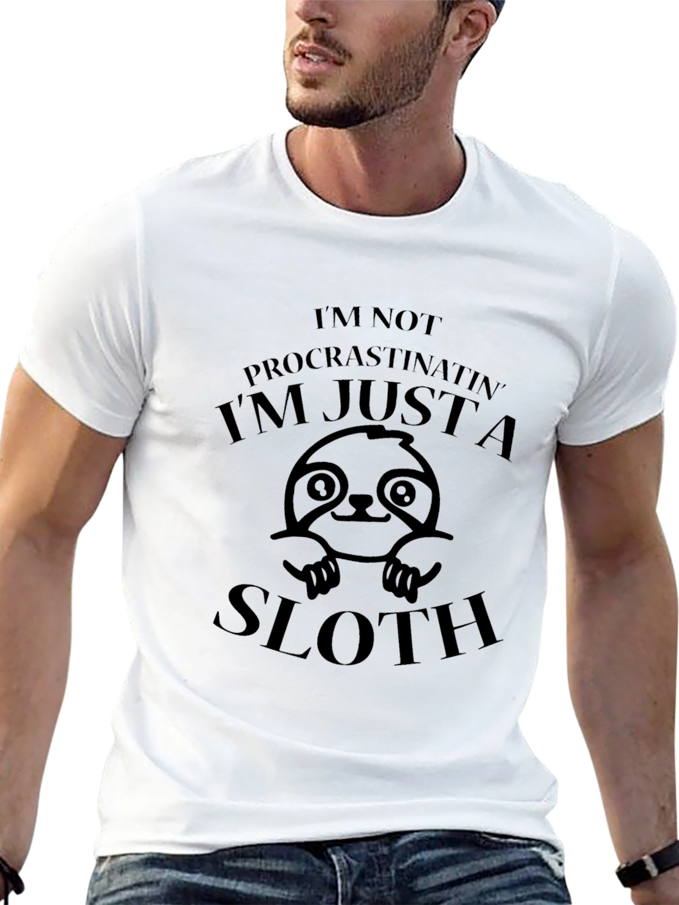 Im Just a Sloth Funny Graphic T-Shirt