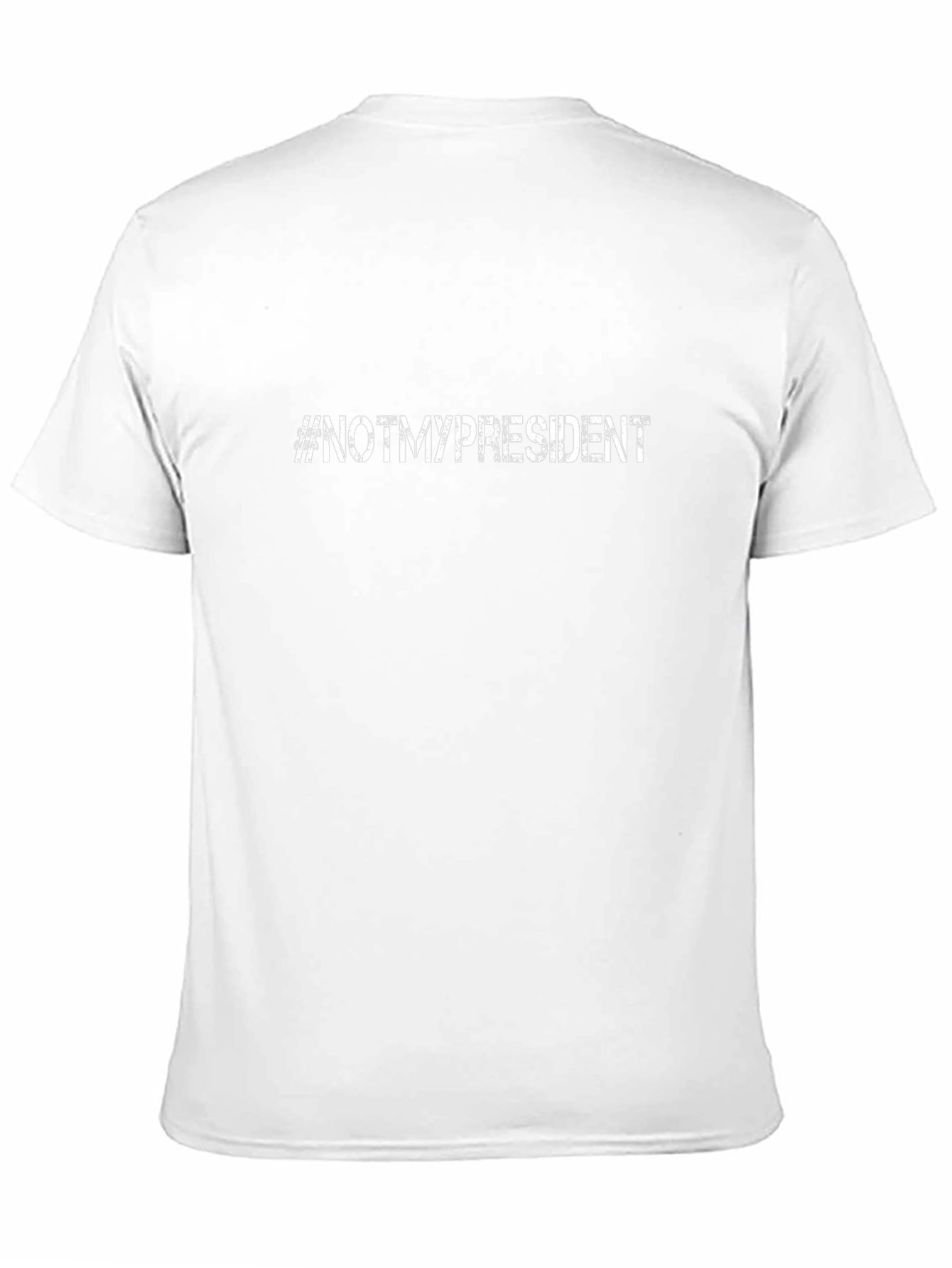 NOTMYPRESIDENT Black T-Shirt - Political Statement Tee