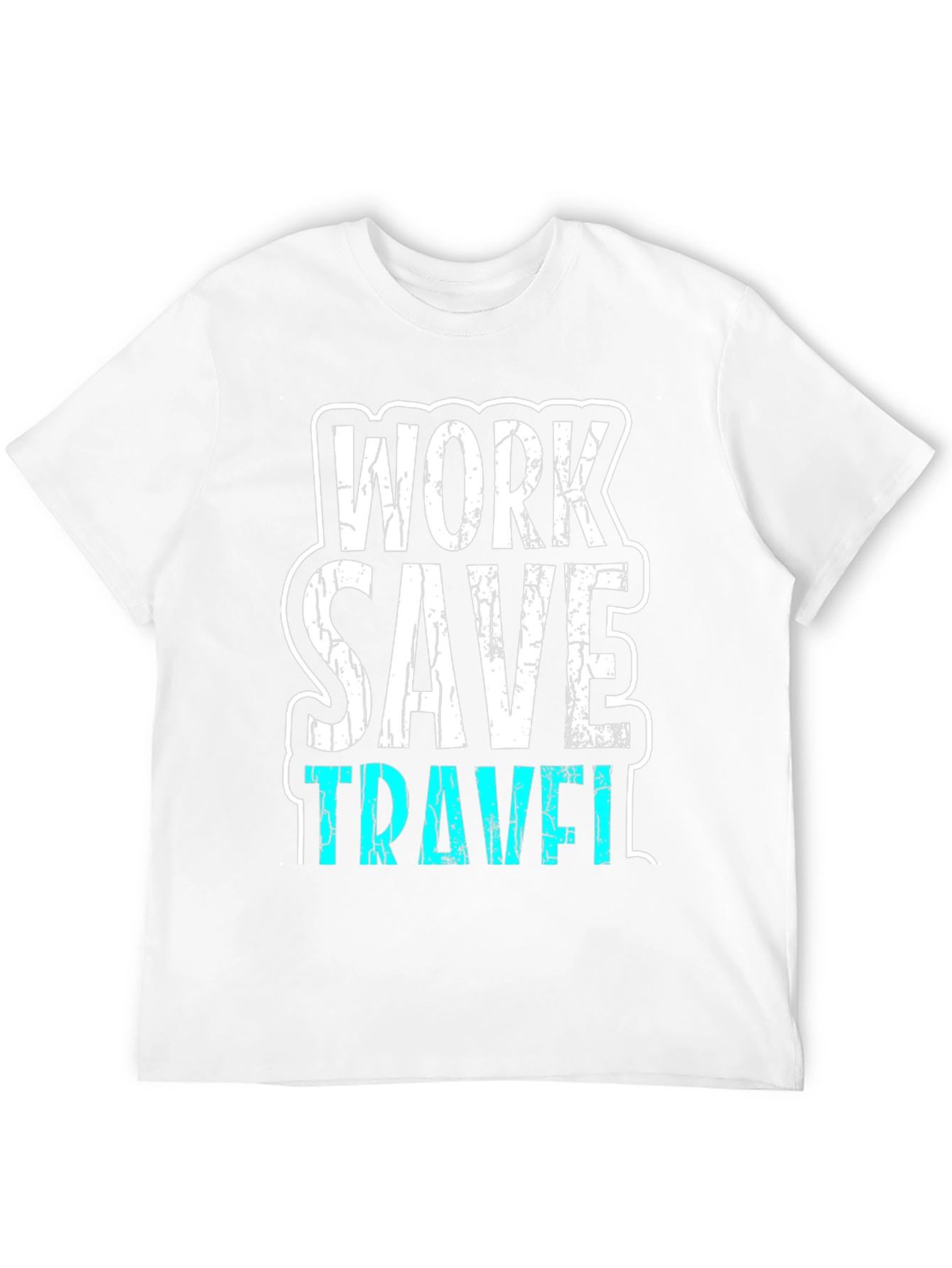 Work Save Travel Graphic T-Shirt