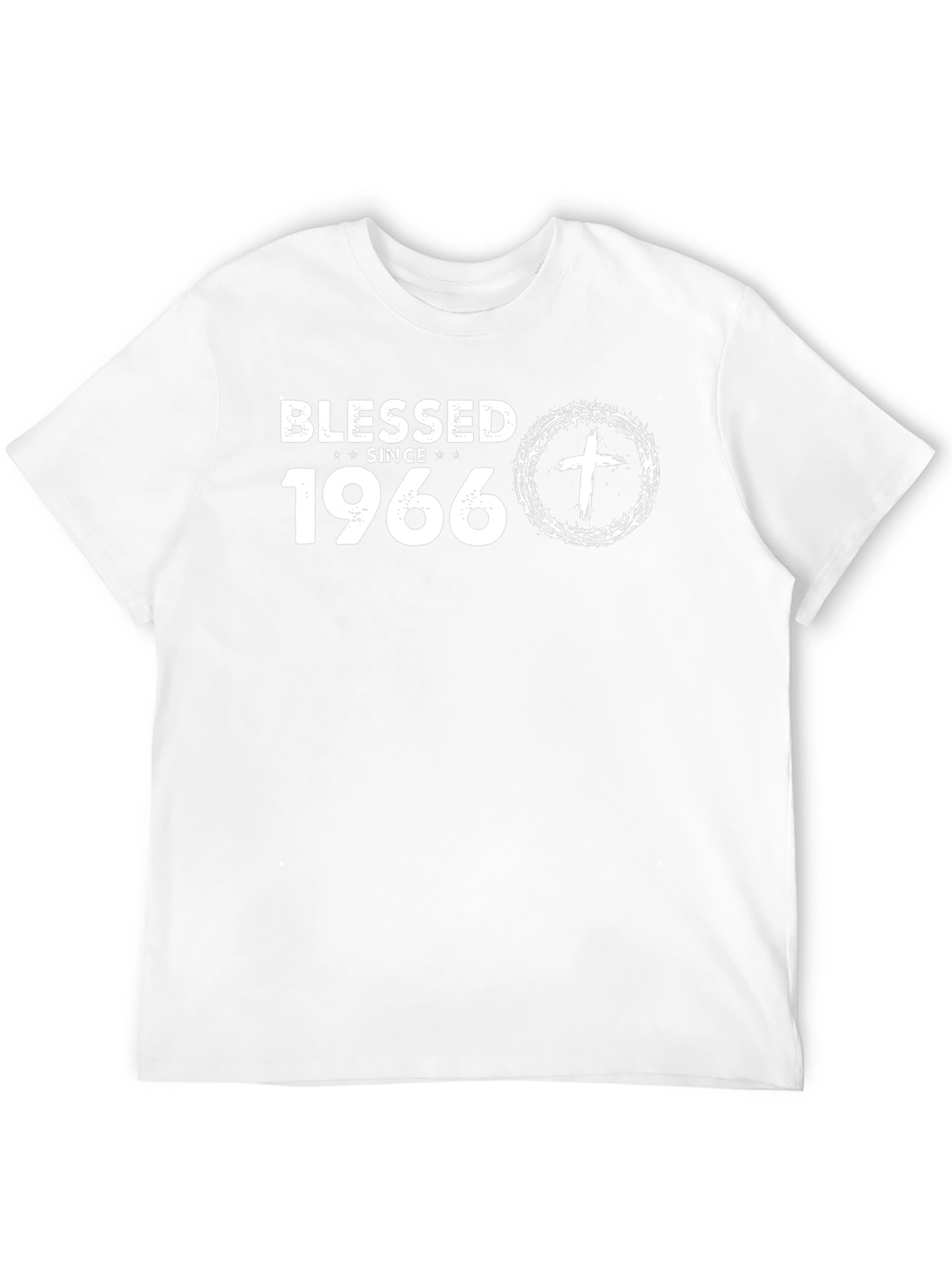 Blessed Since 1966 Graphic Tee - Black