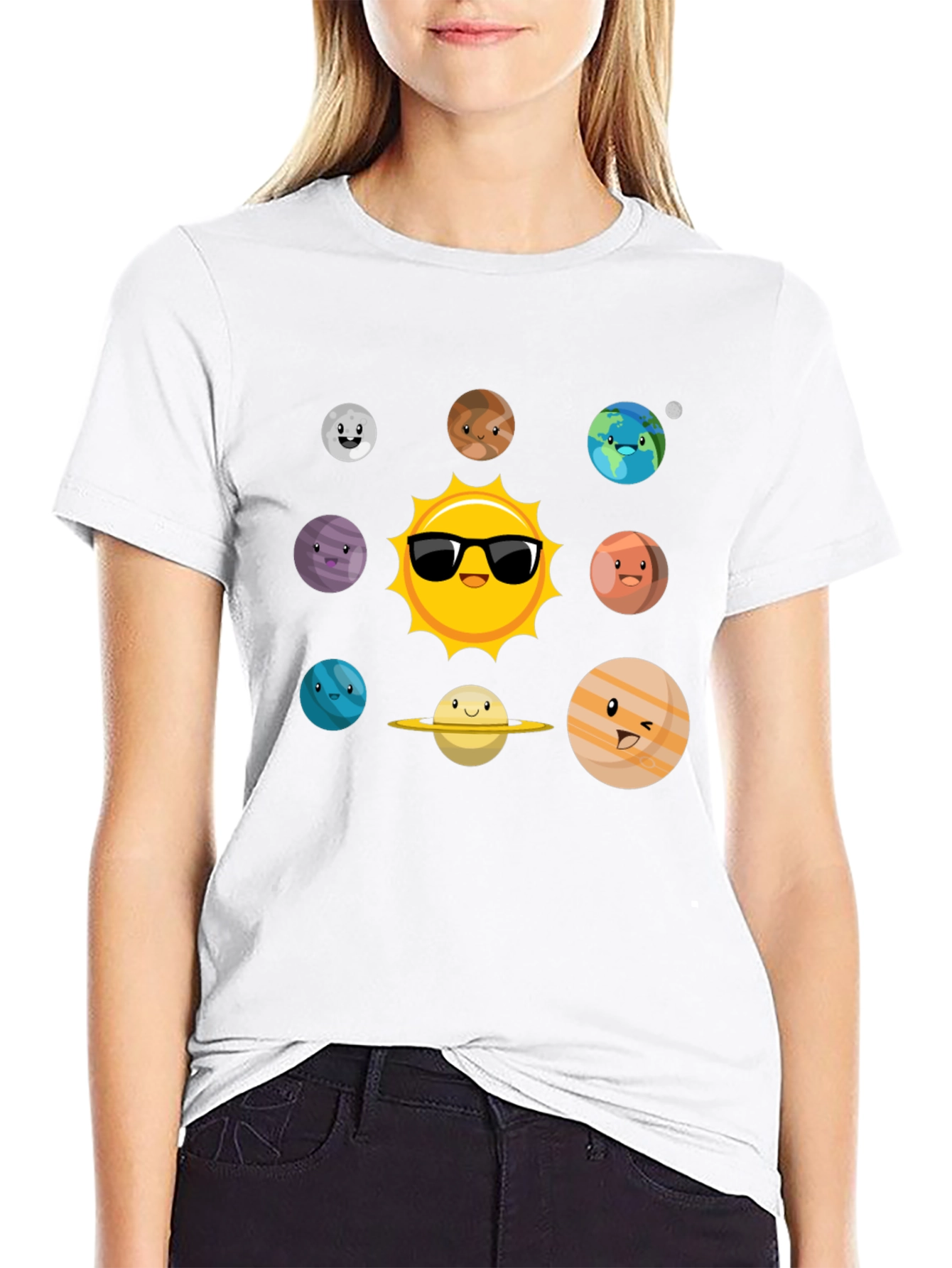 Cartoon Planet Graphic Tee