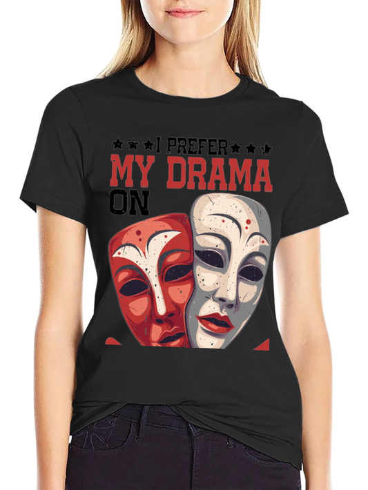 Drama Masks Graphic Tee