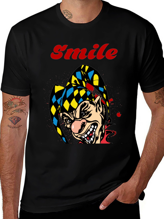 Creepy Clown Smile Graphic Tee