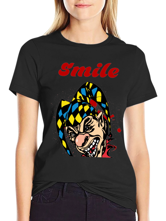 Creepy Clown Smile Graphic Tee
