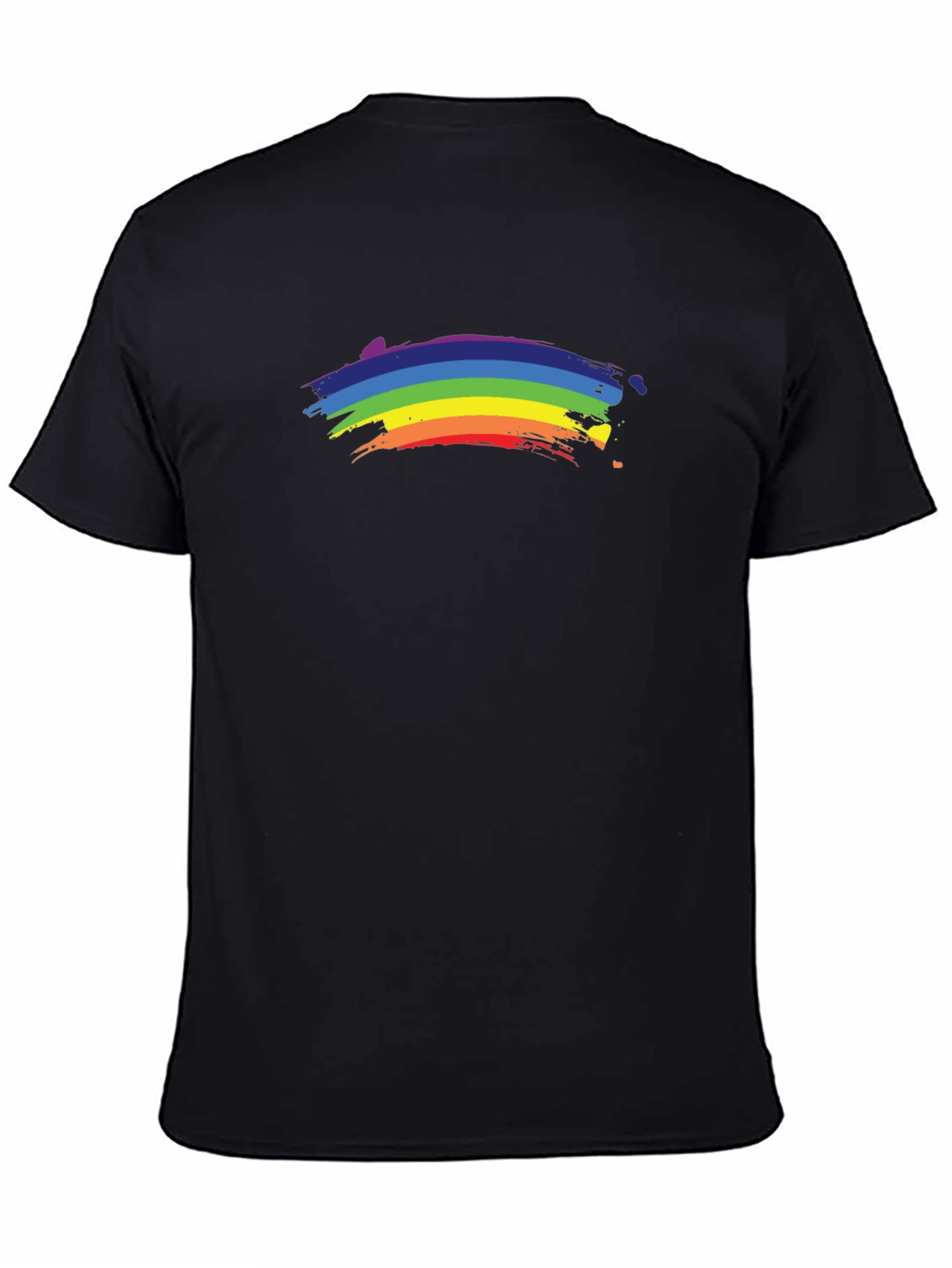 Rainbow Pride Graphic Black T-Shirt