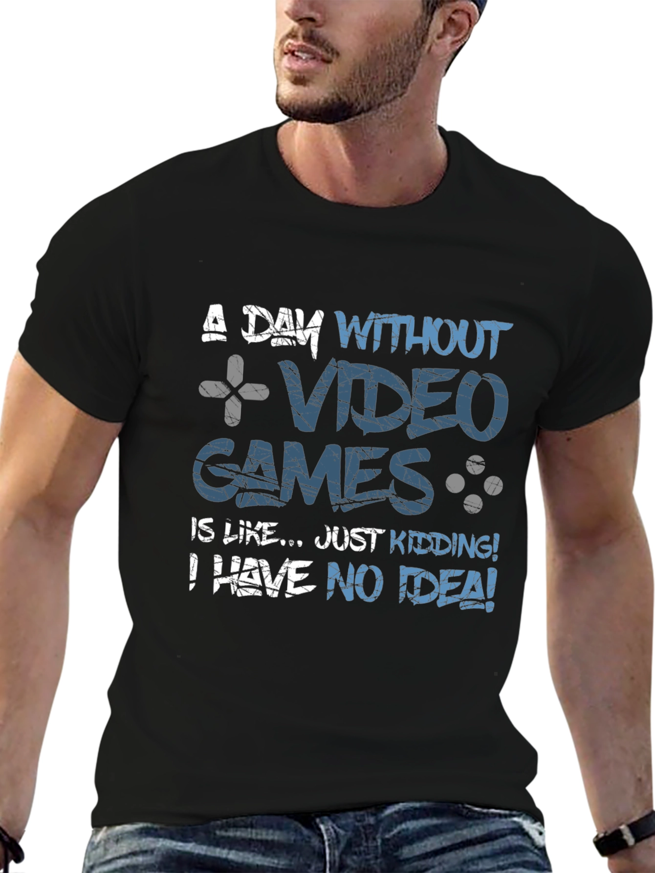 Funny Gamer T-Shirt: A Day Without Video Games