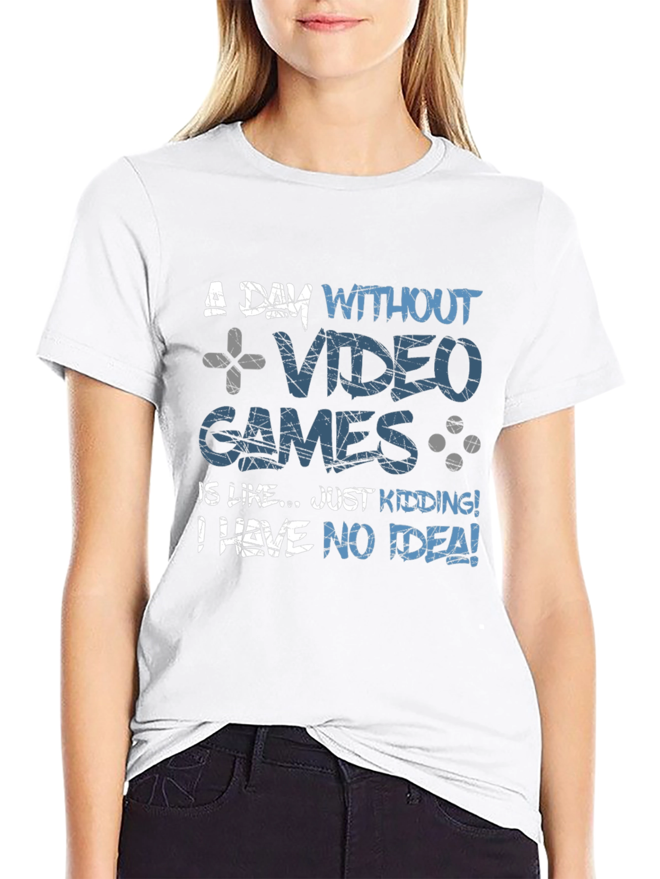 Funny Gamer T-Shirt: A Day Without Video Games