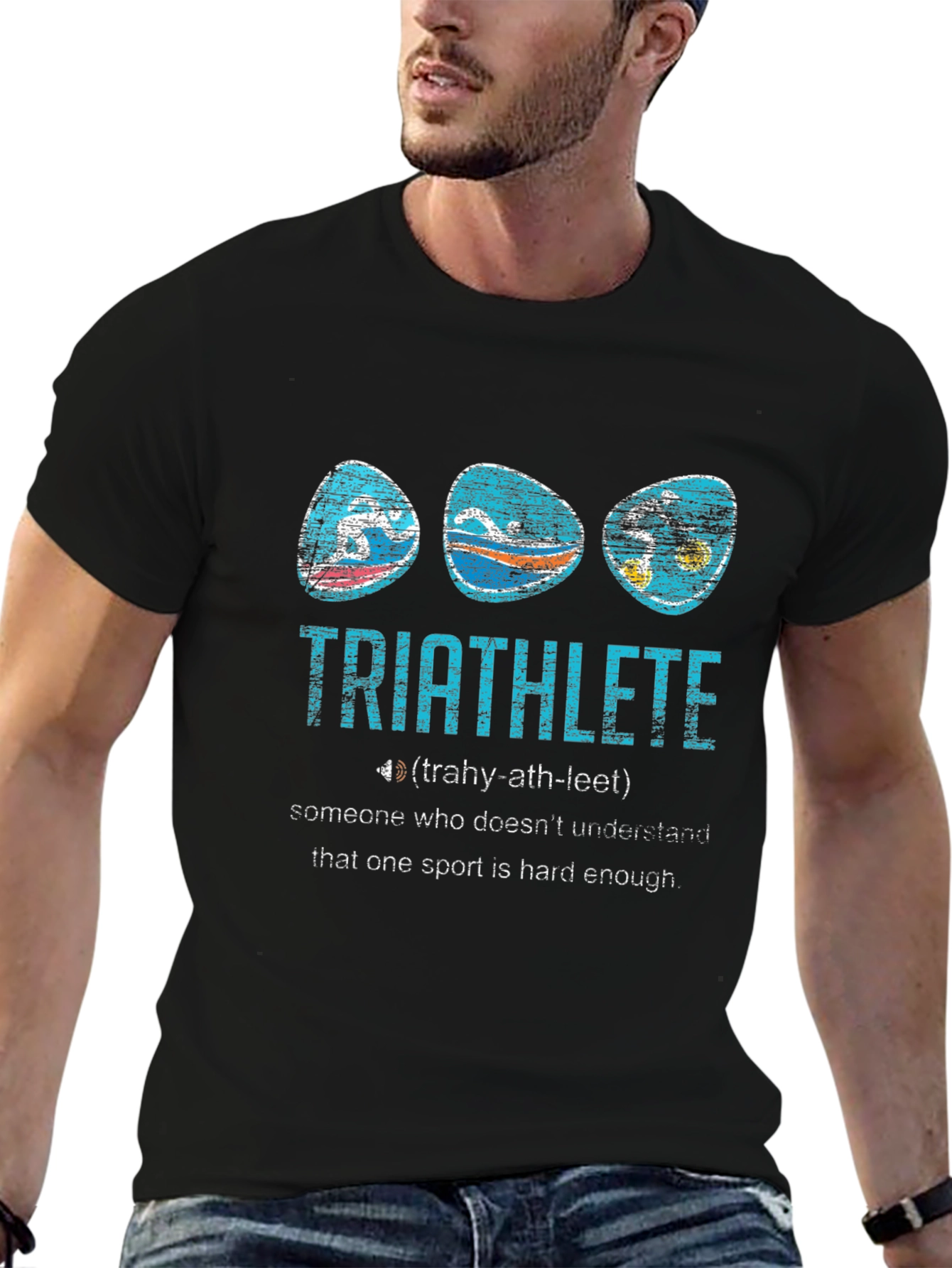 Triathlete Definition Graphic T-Shirt
