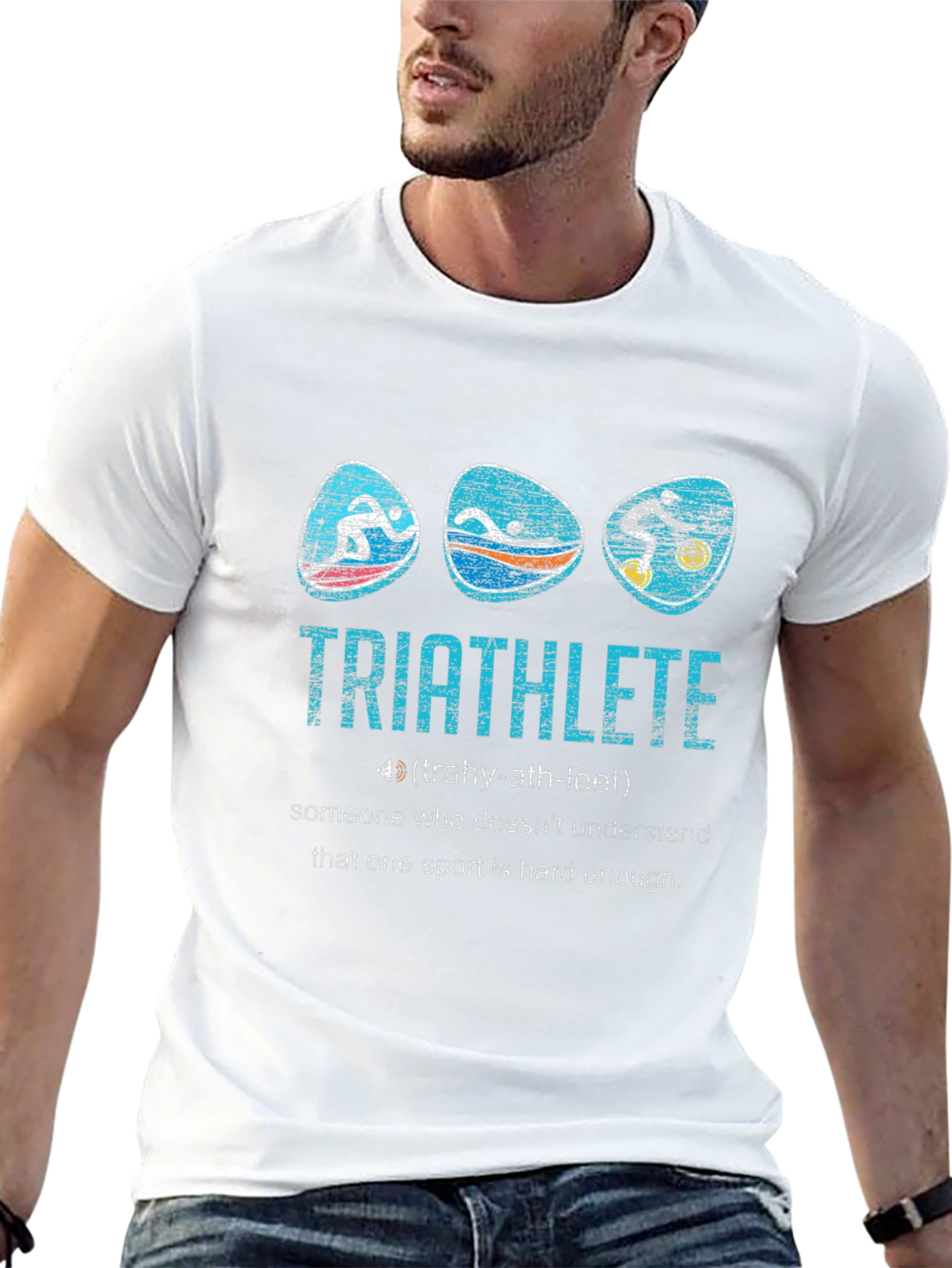 Triathlete Definition Graphic T-Shirt