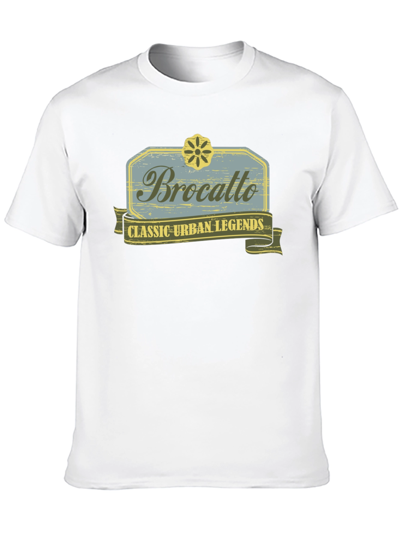 Brocatto Classic Urban Legends Black Graphic T-Shirt