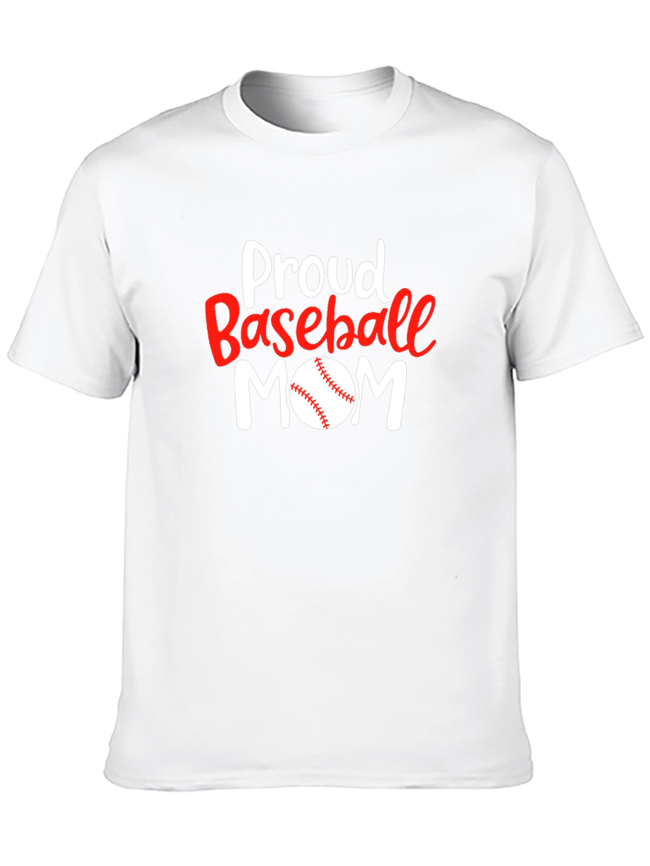 Proud Baseball Mom T-Shirt