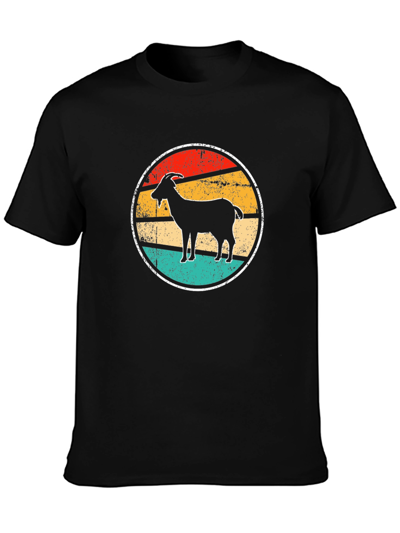 Retro Goat T-Shirt - Cool Animal Graphic Tee