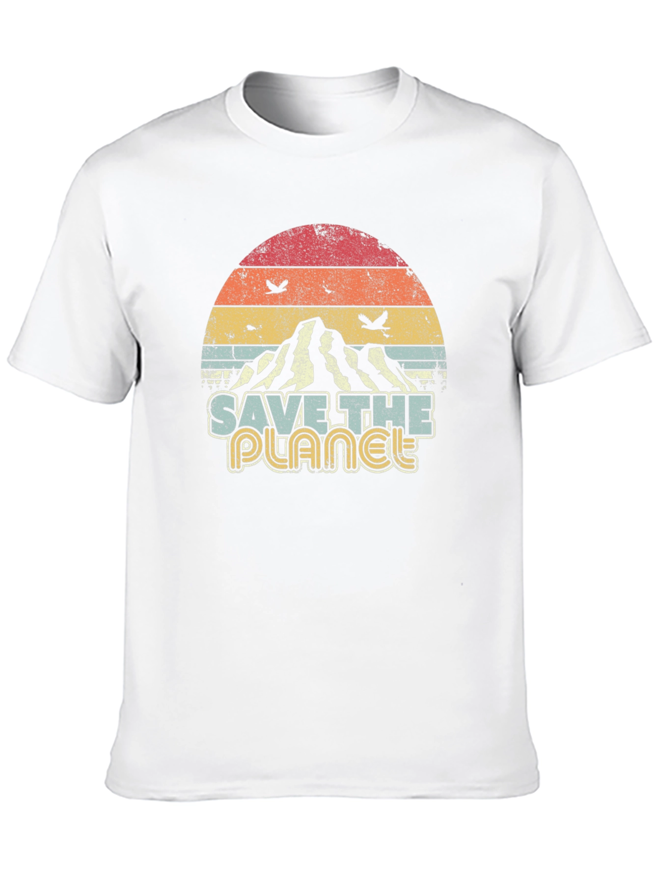Save the Planet Retro Graphic T-Shirt