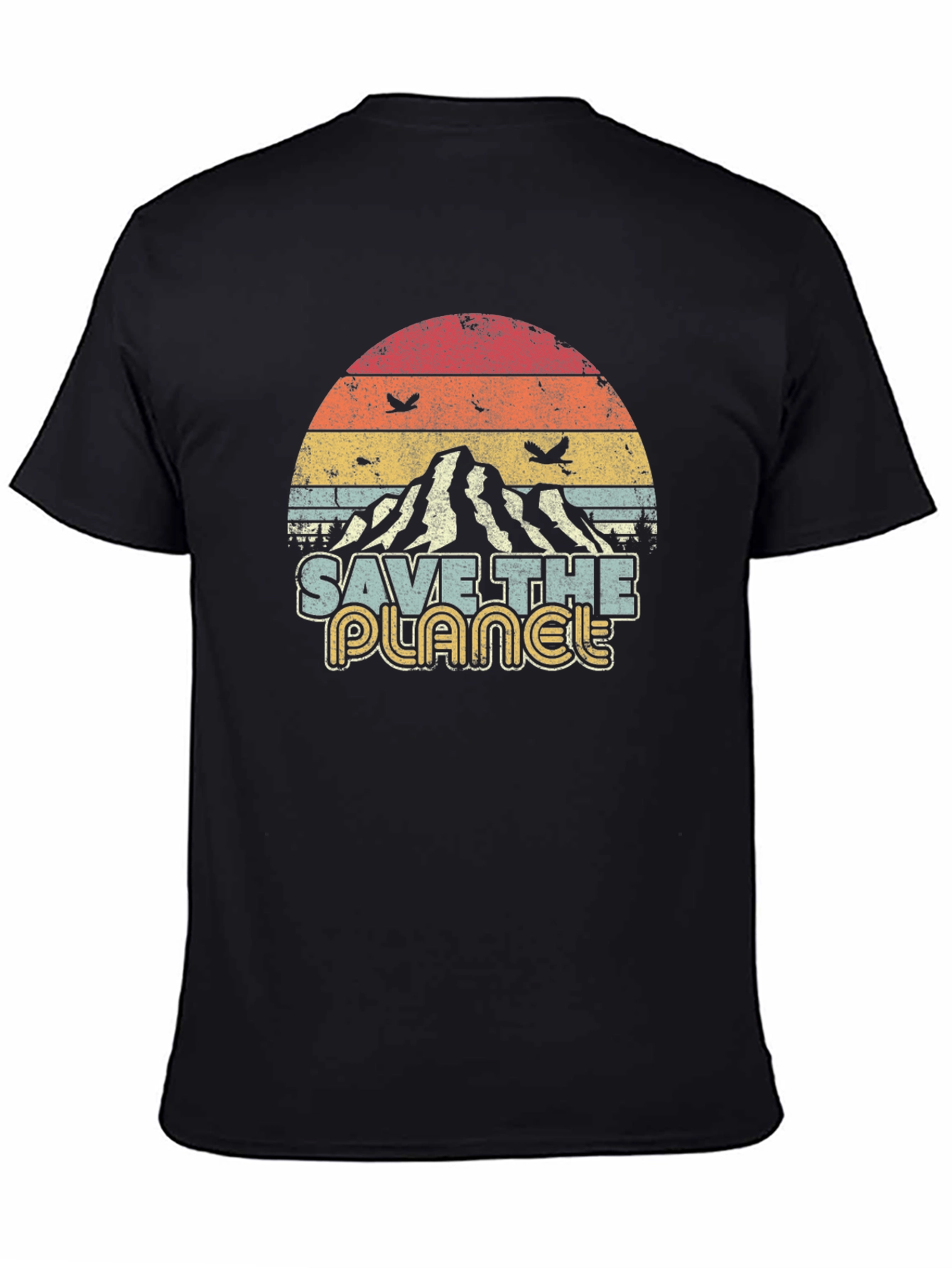 Save the Planet Retro Graphic T-Shirt