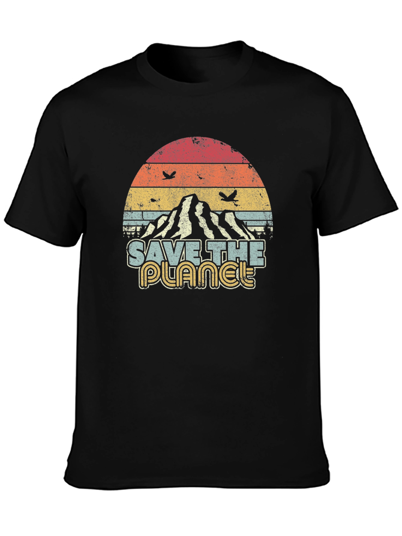 Save the Planet Retro Graphic T-Shirt
