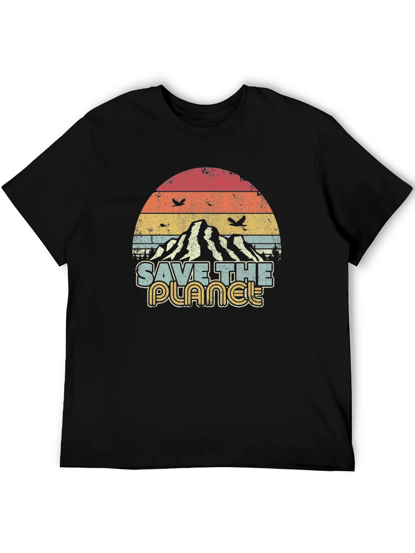 Save the Planet Retro Graphic T-Shirt