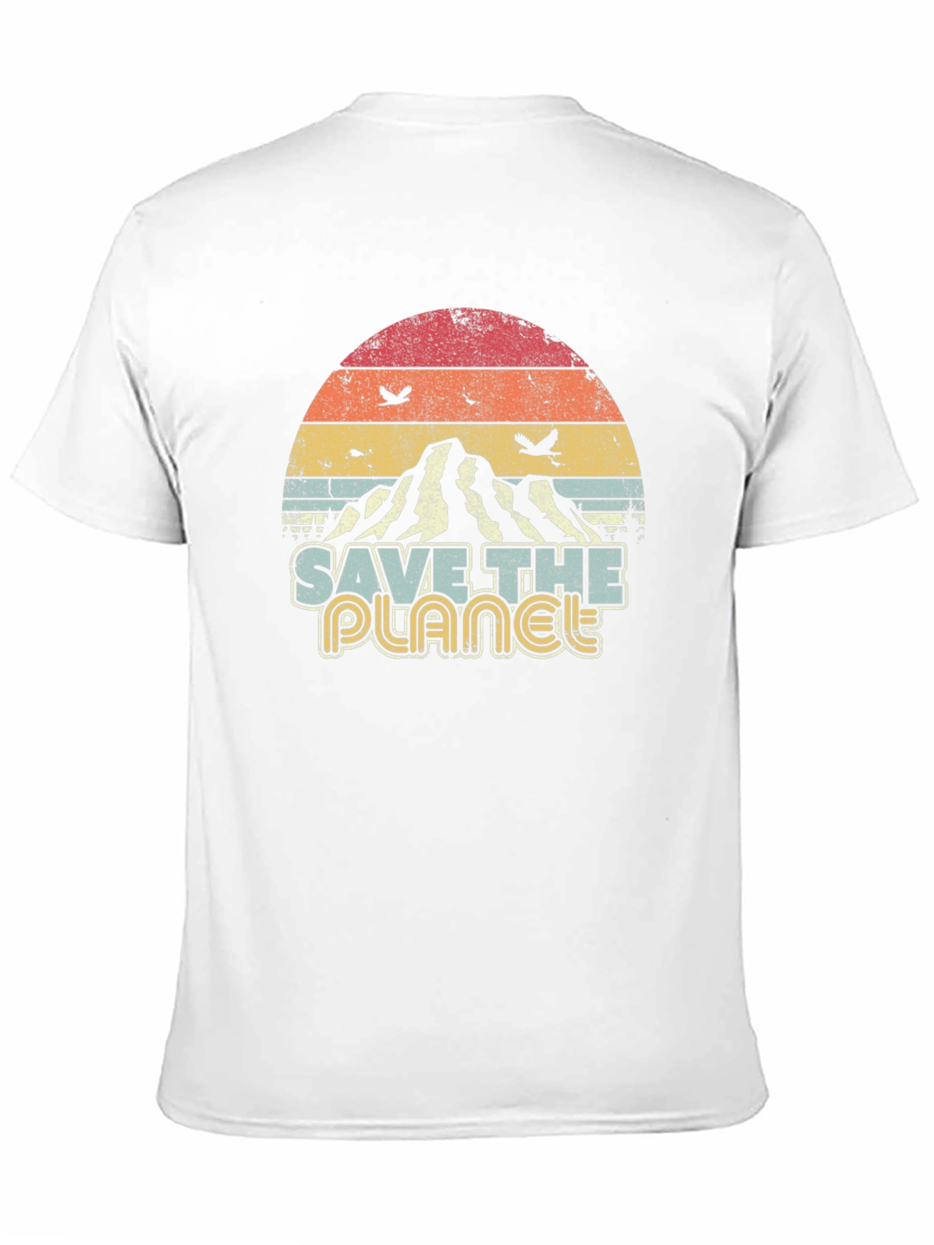Save the Planet Retro Graphic T-Shirt