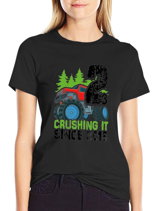 Crushing It Since 2016 Kids Birthday Shirt
