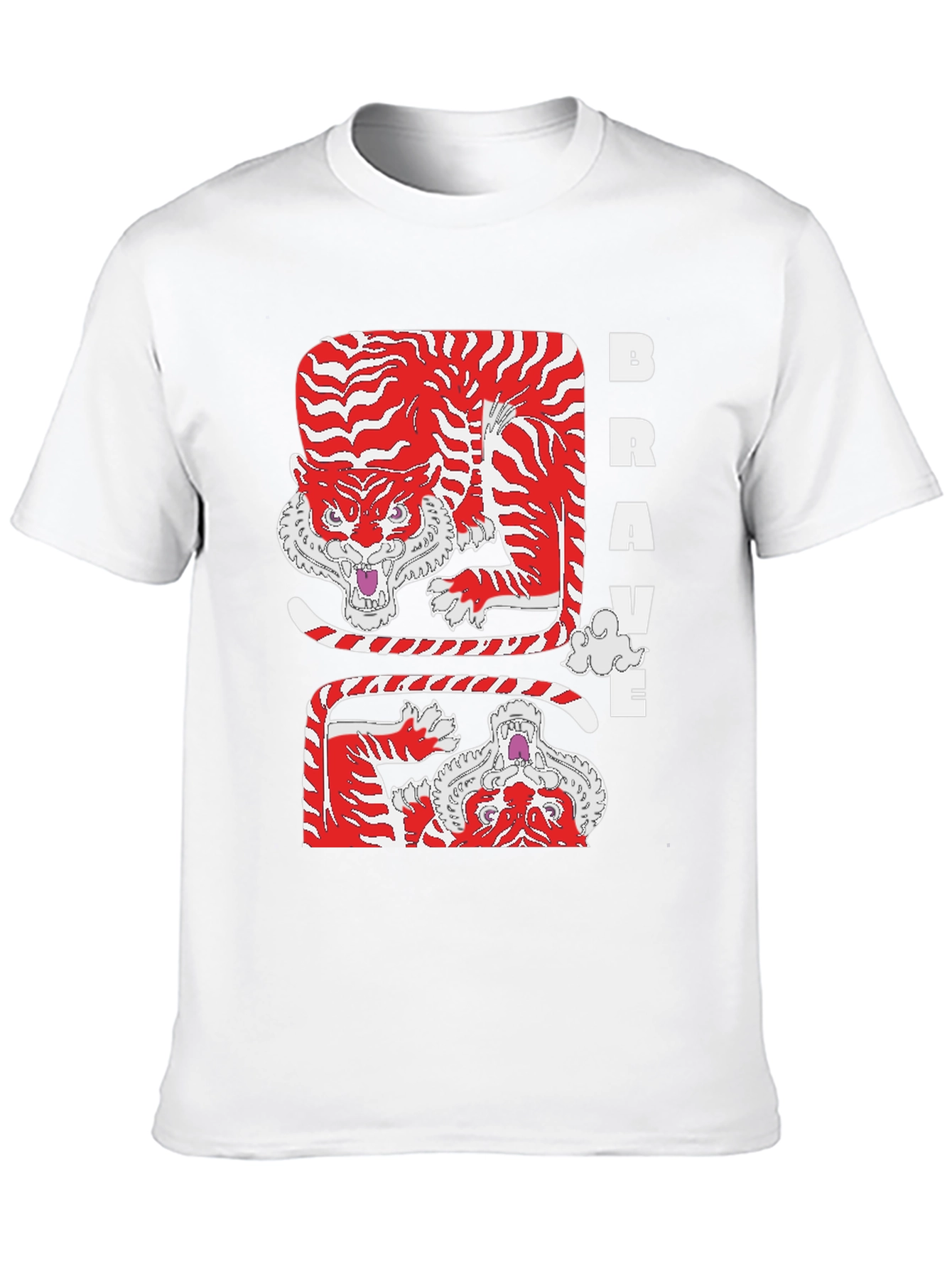 Brave Tiger Graphic Tee