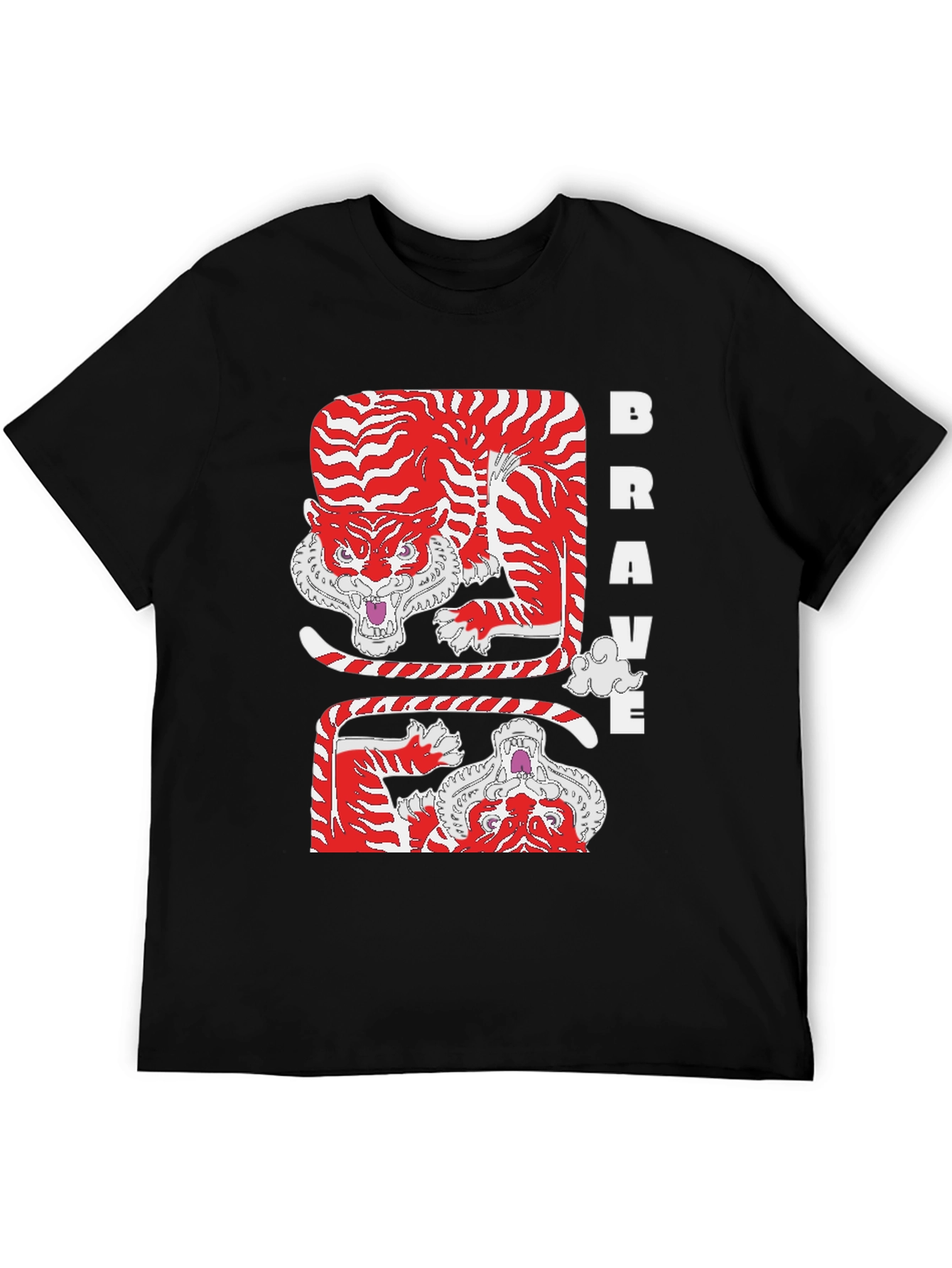 Brave Tiger Graphic Tee
