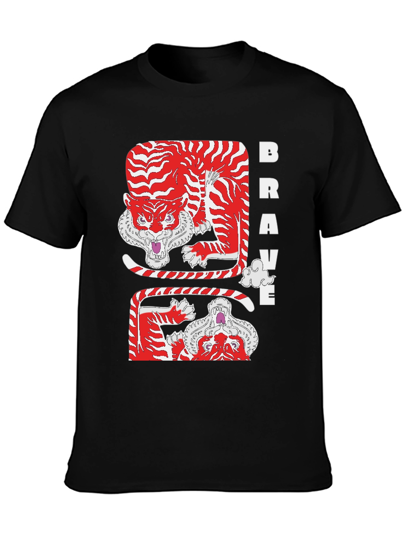 Brave Tiger Graphic Tee