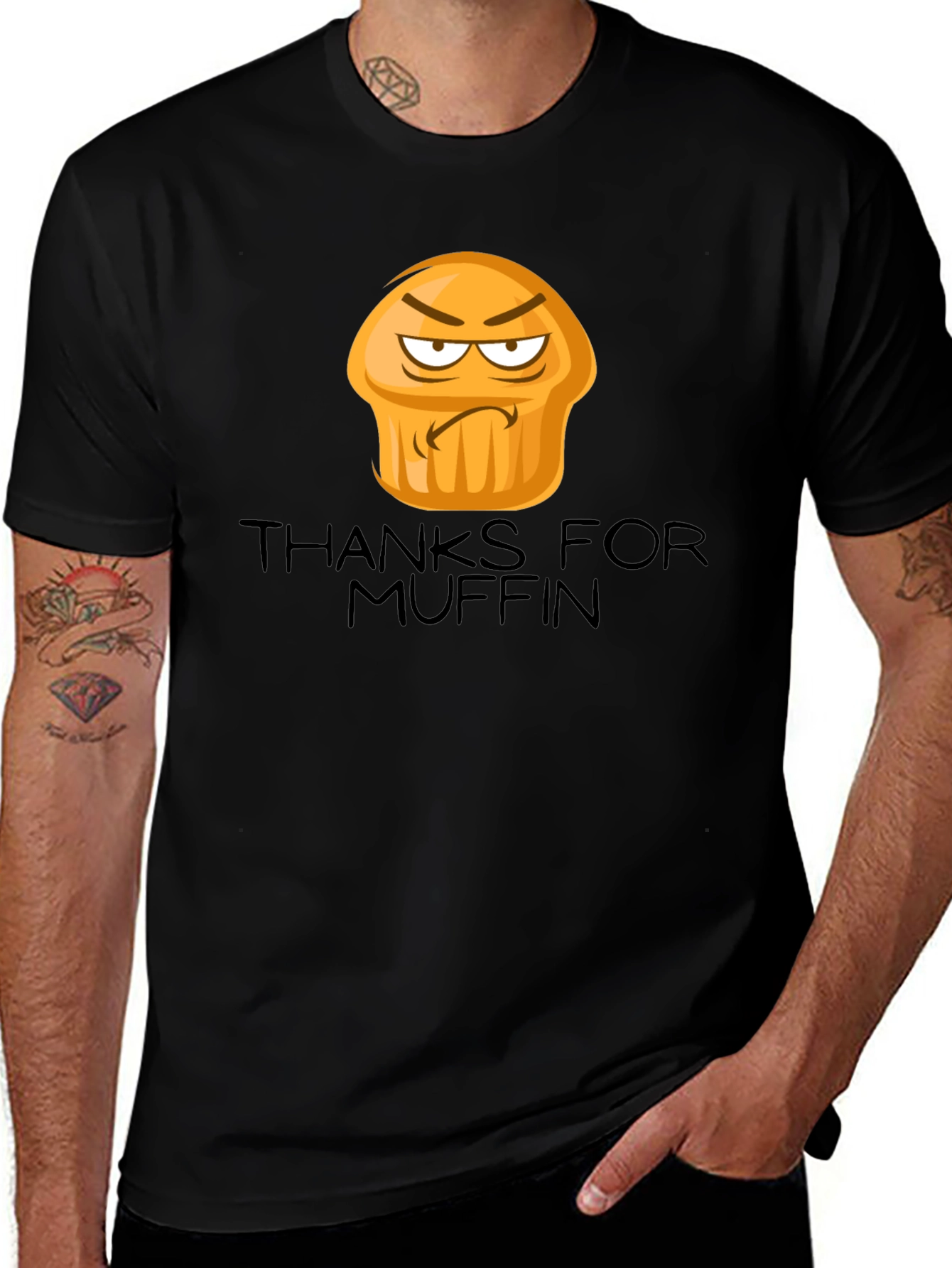 Thanks for Muffin Funny Graphic Tee