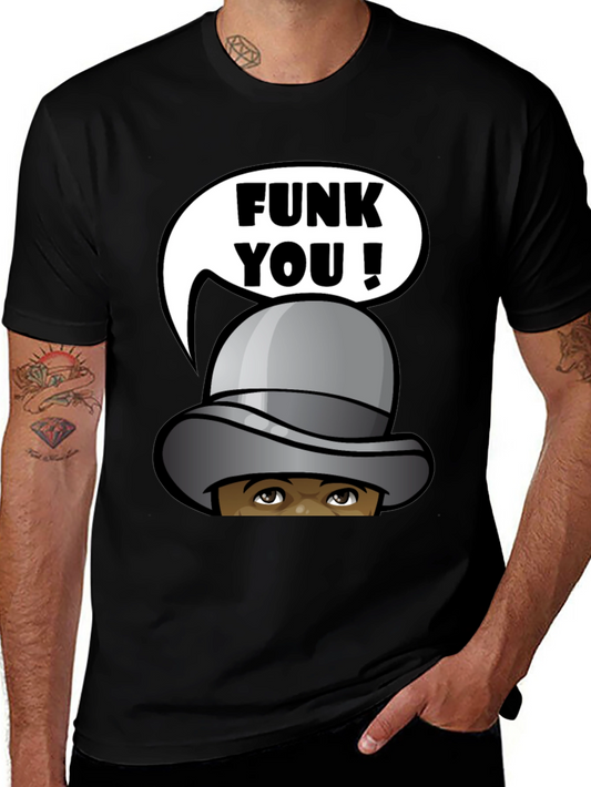 Funky You! Graphic Tee - Mens Black T-Shirt