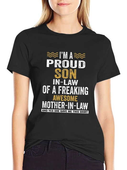 Proud Son-in-Law Graphic T-Shirt