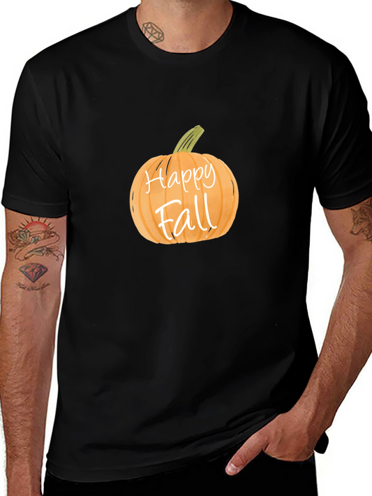 Happy Fall Pumpkin T-Shirt - Autumn Season Tee