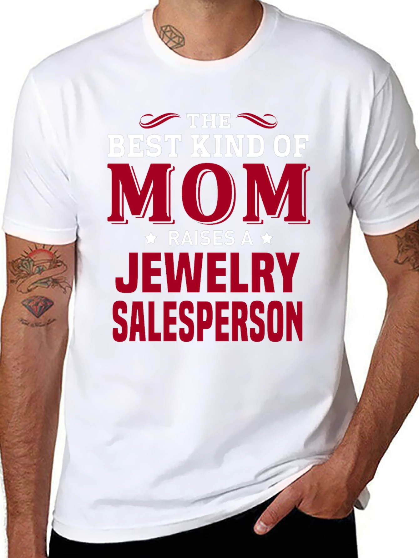 Best Kind of Mom Jewelry Salesperson T-Shirt