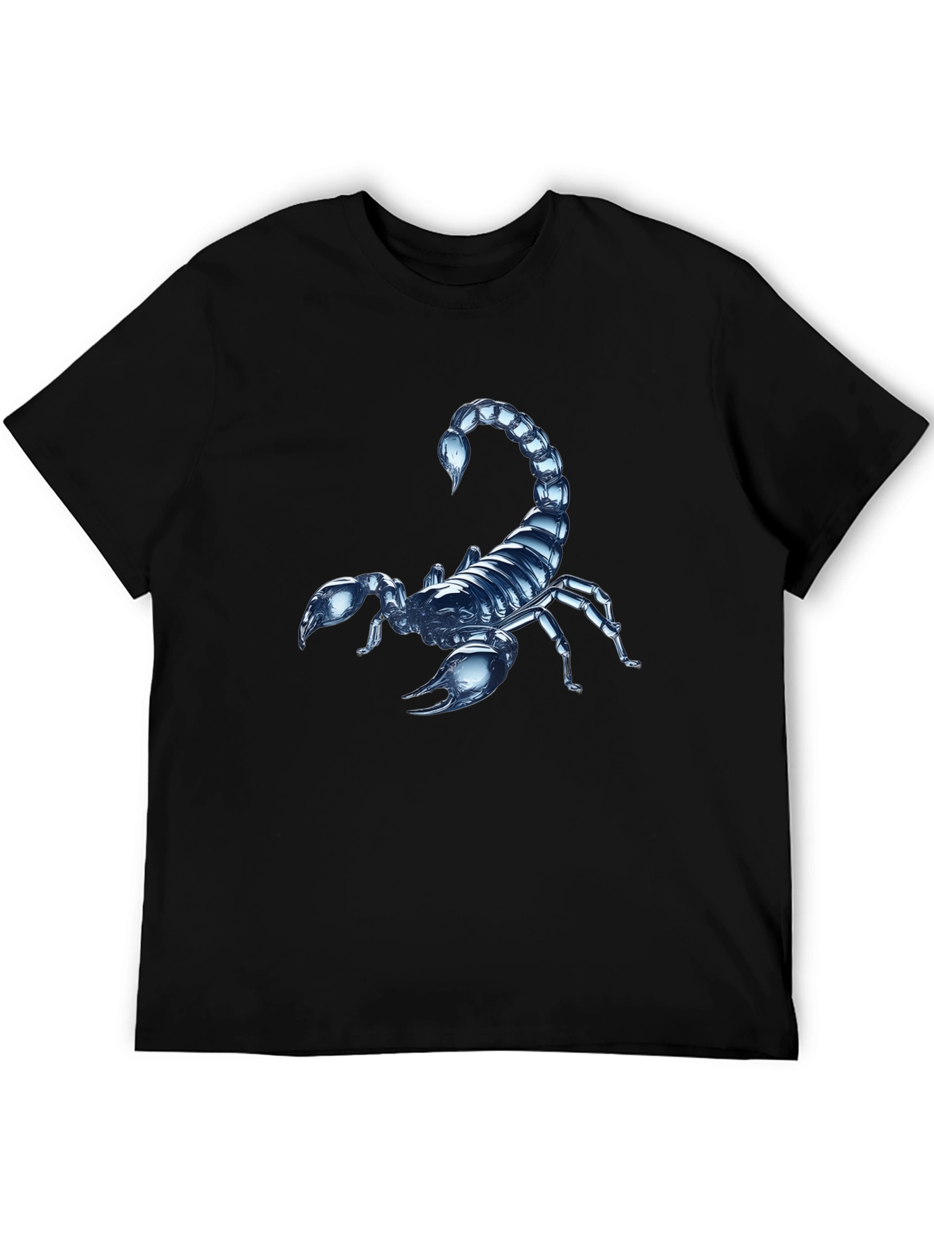Scorpion Graphic Print Crew Neck T-Shirt