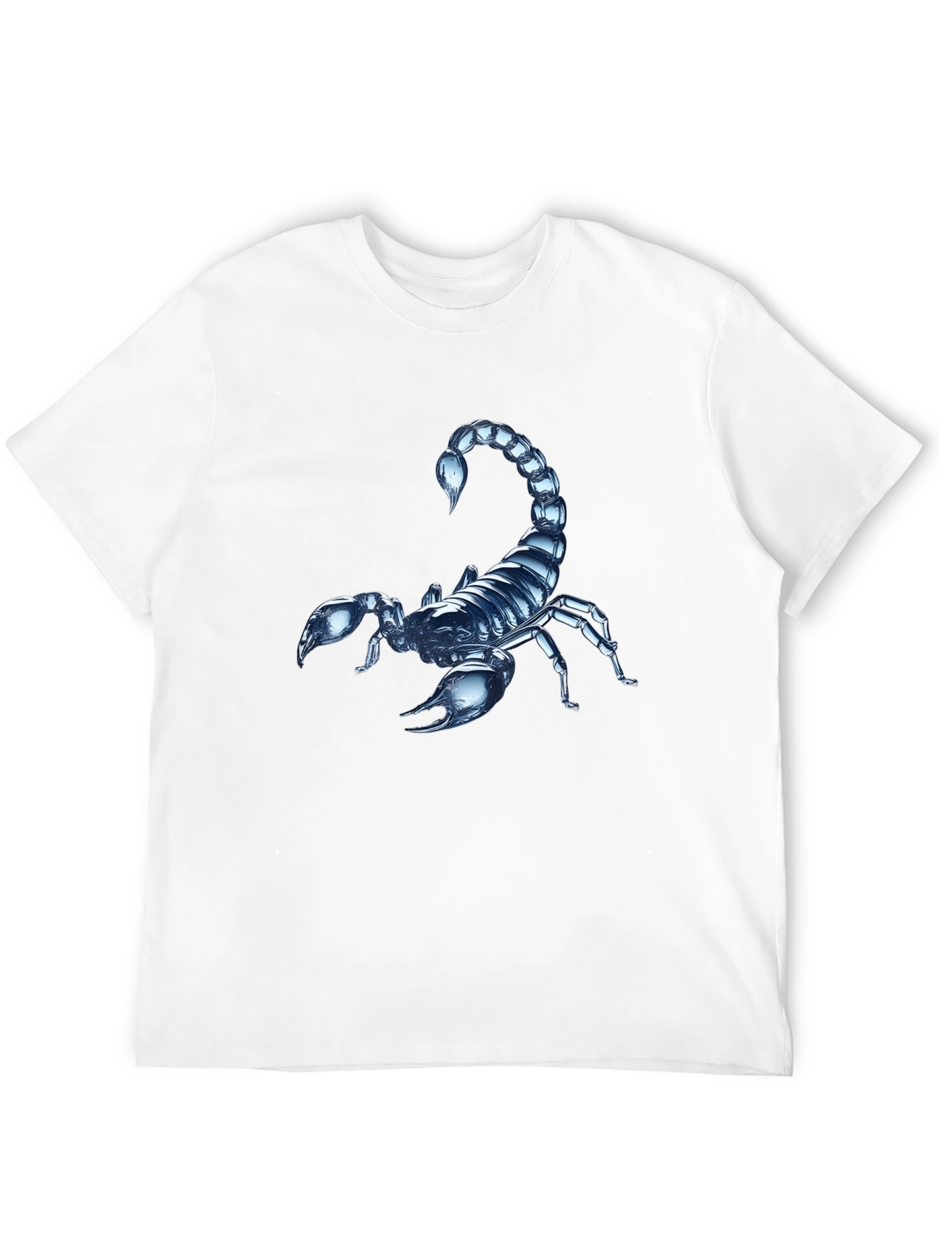 Scorpion Graphic Print Crew Neck T-Shirt