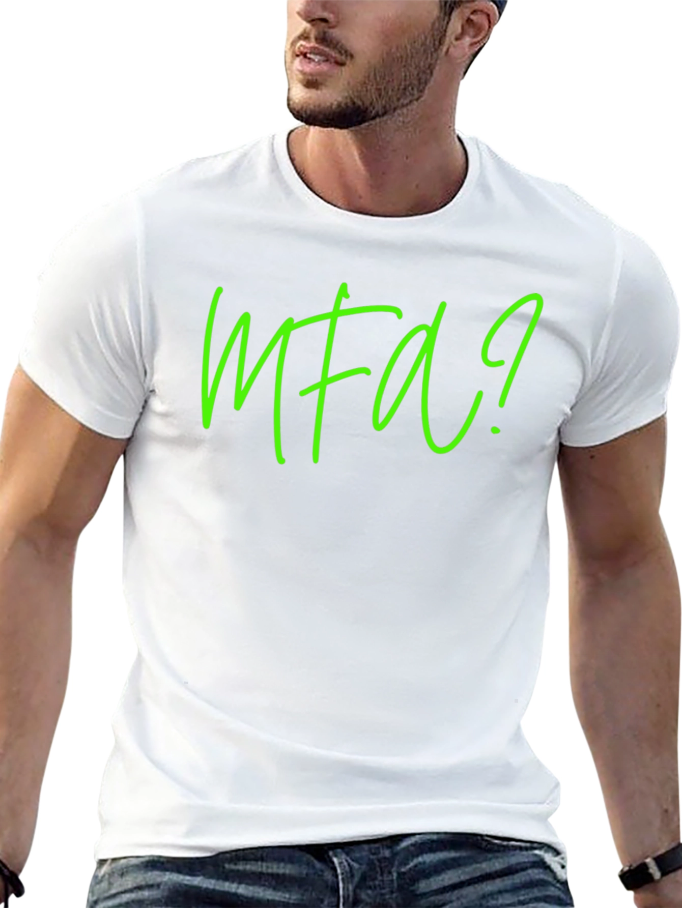 MFA? Graphic Tee - Soft Black Cotton T-Shirt