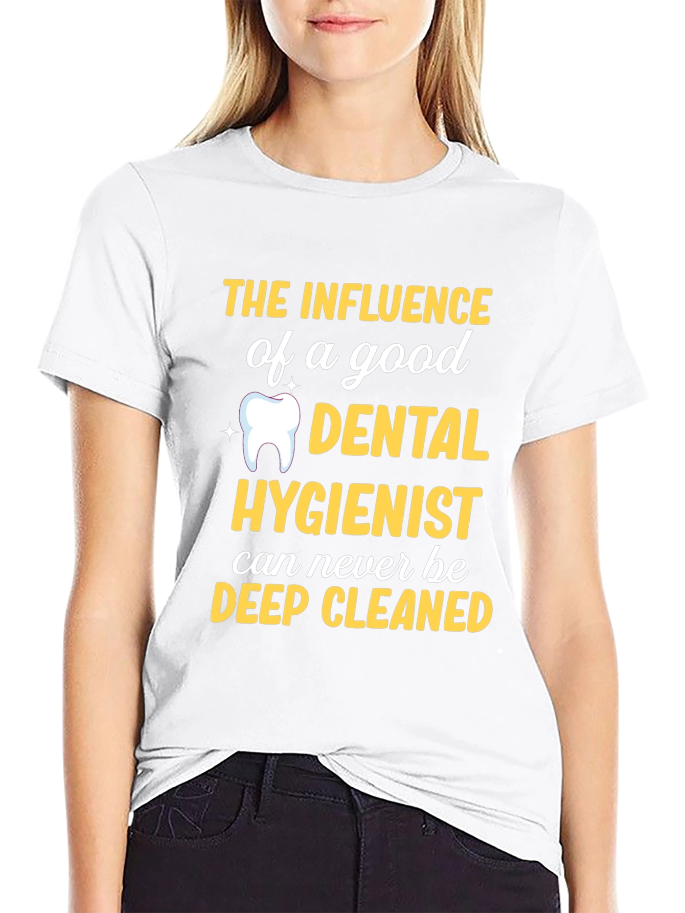 Dental Hygienist T-Shirt - Deep Cleaned Funny Tee