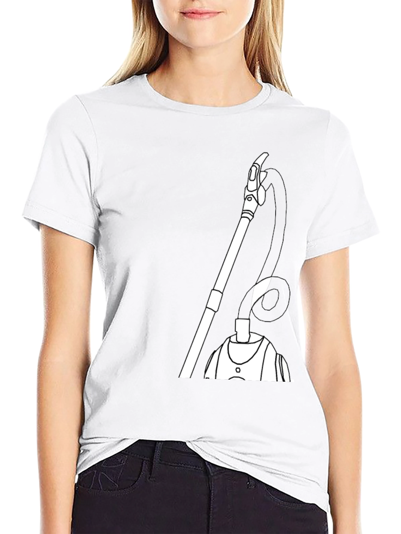 Vacuum Cleaner Graphic T-Shirt - Clean Style