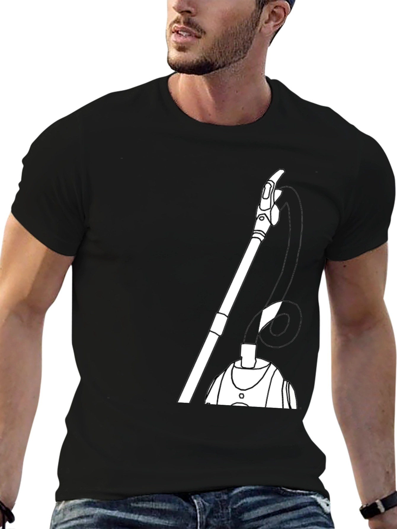Vacuum Cleaner Graphic T-Shirt - Clean Style