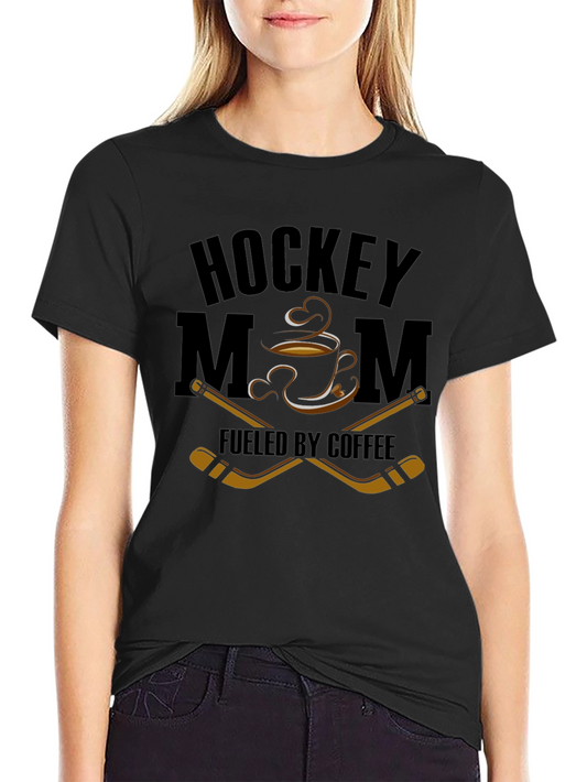 Hockey Mom Fueled By Coffee T-Shirt