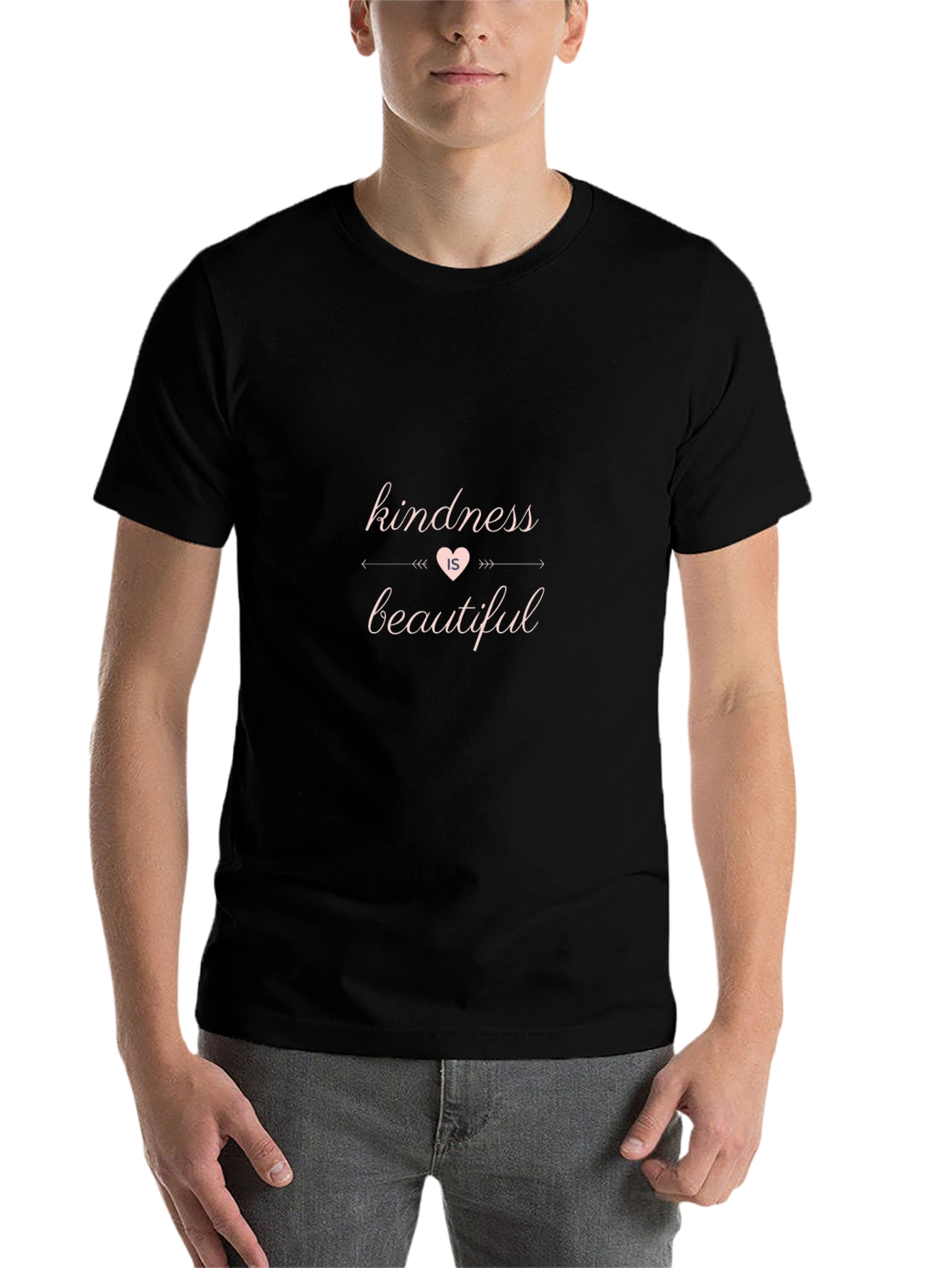 Kindness Is Beautiful Black T-Shirt