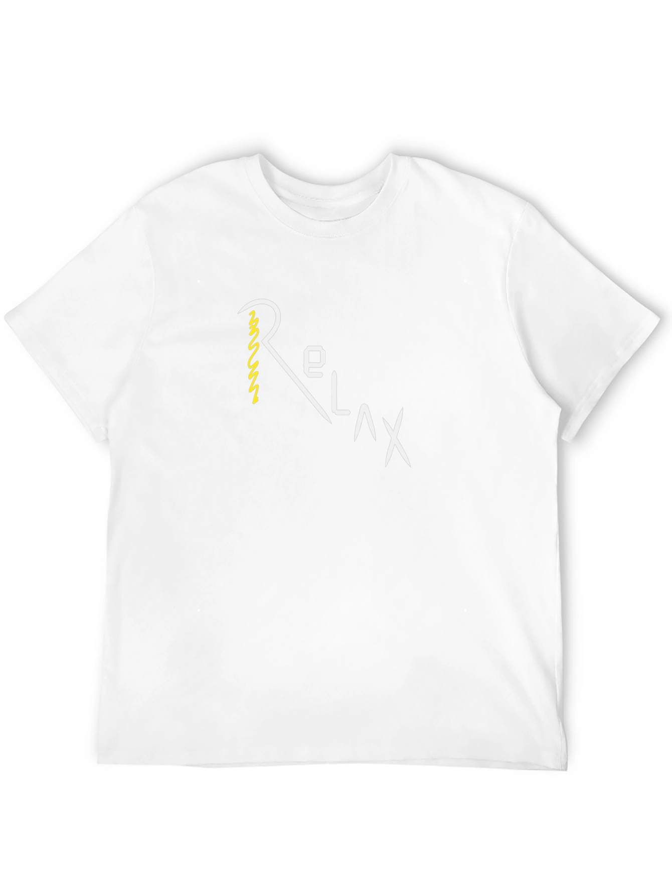 Relax T-Shirt: Stylish Black Cotton Tee