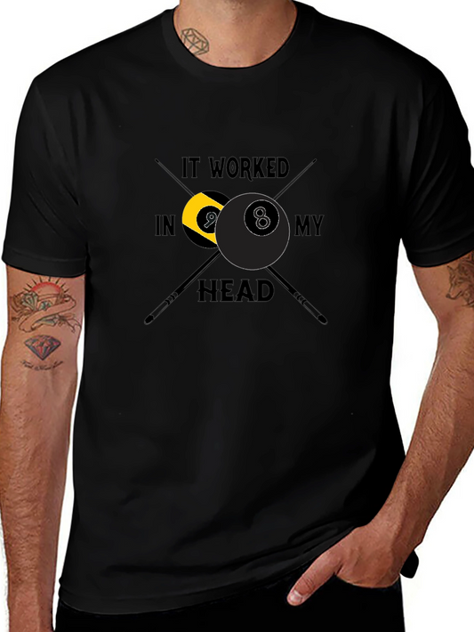 It Worked In My Head Billiards Graphic Tee